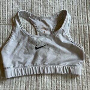 Nike sports bra in white